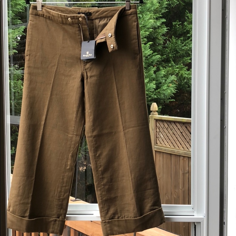 Nwt Massimo Dutti Ankle Pants